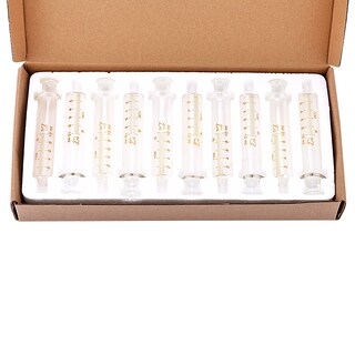 Foto 7 | Foto 7 | Jeringa De Vidrio Jiaxix Paquete De 10 Ml Con Tapas - Venta Internacional.