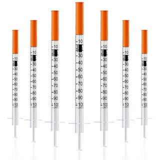 Foto 1 | Foto 1 | Jeringas Med Needle U-100 De 1 Ml/cc Con 31 G 1/4 Pulgadas (6 Mm) Paquete De 25 - Venta Internacional.