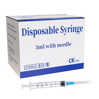 Foto 1 | Foto 1 | Jeringa De Plástico Zoganton 3ml 23ga Con Medición X100 - Venta Internacional.