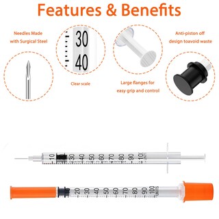 Foto 4 | Foto 4 | Jeringa Selekile De 1 Ml Con Aguja De 3 1 G Y 0 8 Cm 100 Unidades Por Unidad - Venta Internacional.
