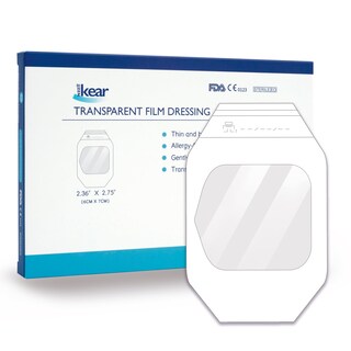 Foto 1 | Foto 1 | Apósitos De Película Impermeables Estériles Transparentes De 2 3 X 2 75 Cm - Venta Internacional.