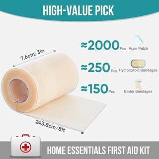 Foto 2 | Foto 2 | Rollo De Hidrocoloide Para El Cuidado De Heridas Yhovid De 3 Pulgadas X 8 Pies - Venta Internacional.