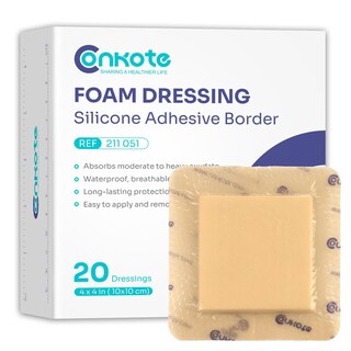 Foto 1 | Foto 1 | Apósito De Espuma De Silicona Conkote De 10 Cm X 10 Cm Para El Cuidado De Heridas - Venta Internacional.