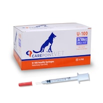 Jeringas Veterinarias Carepoint Vet U-100 Insulina 29 G X 0 3 Ml - Venta Internacional.