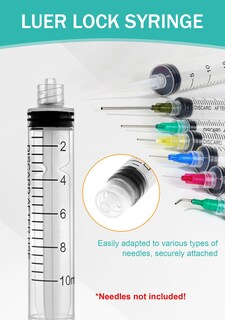 Foto 2 | Foto 2 | Jeringa Bhowisk Luer Lock De 10 Ml Con Tapa Estéril Paquete De 25 - Venta Internacional.