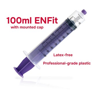 Foto 2 | Foto 2 | Jeringas One-care Enfit De 100 Ml Con Tapa Montada Estériles 10 Unidades - Venta Internacional.