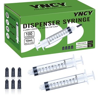 Foto 1 | Foto 1 | Jeringas Yncy Luer Lock De 10 Ml Con Tapa Paquete De 100 Unidades Esterilizadas - Venta Internacional.