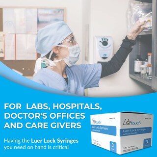 Foto 5 | Foto 5 | Jeringa Litetouch Litetouch 3 Ml Luer Lock Estéril X100 - Venta Internacional.