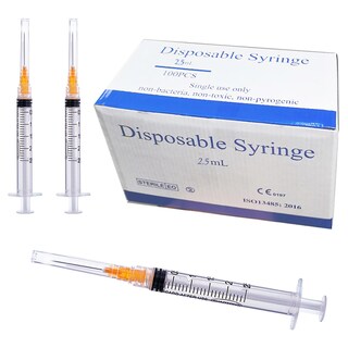 Foto 1 | Foto 1 | Jeringa Gesanghua De 2 5 Ml Con Calibre 25 1 Cm Luer Lock Paquete De 100 - Venta Internacional.