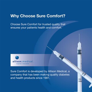 Foto 4 | Foto 4 | Jeringas De Insulina Surecomfort U-100 31 G X 6 Mm 0 5 Ml Caja De 100 - Venta Internacional.
