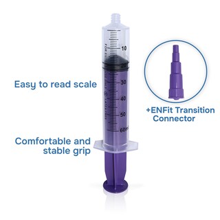Foto 3 | Foto 3 | Jeringa One-care Enfit De 60 Ml Con Conector De Transición X25 - Venta Internacional.