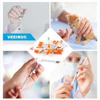 Foto 6 | Foto 6 | Jeringa Desechable Veeiroc U-100 1 Ml 30 G 1/2 Con Aguja X30 - Venta Internacional.