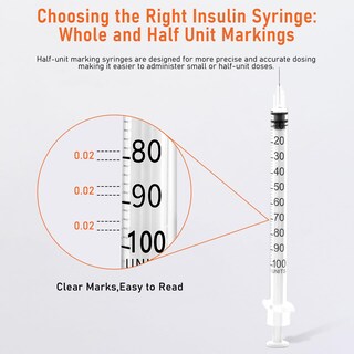 Foto 2 | Foto 2 | Jeringa Gesanghua 1 Ml 31 G 6 Mm Aguja U-100 Envuelta Individualmente - Venta Internacional.