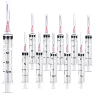 Foto 1 | Foto 1 | Jeringa De Laboratorio Sirulken 20 Ml 18 Ga Con Medición 50 Unidades Individualmente - Venta Internacional.
