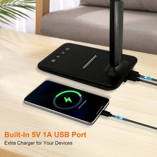 Foto 4 | Foto 4 | Lámpara Led De Escritorio Karidi Regulable Para Lectura Con Puerto Usb Color Negro - Venta Internacional.