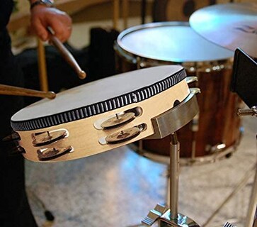 Foto 4 | Foto 4 | Tambourine Dreokee Tambourine De Madera Para Tambor Portátil De 10 Pulgadas - Venta Internacional.