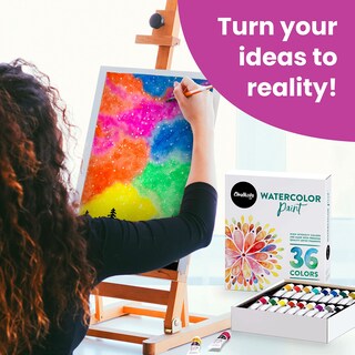 Foto 6 | Foto 6 | Set De Pintura Acuarela Chalkola 36 Tubos 12 Ml Con Pinceles Y Paleta - Venta Internacional.