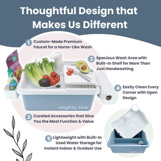 Foto 4 | Foto 4 | Estación De Lavado Patentada Mighty Sink Portátil De 8 Litros Con Grifo - Venta Internacional.