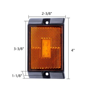 Foto 2 | Foto 2 | Luces Led Laterales Czc Selladas Automáticamente Sumergibles 12 V (paquete De 2) - Venta Internacional.