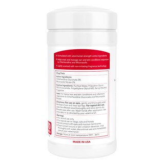 Foto 2 | Foto 2 | Toallitas Medicinales Para Mascotas Nootie 2% Clorhexidina 2% Miconazol 70 Unidades - Venta Internacional.