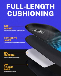 Foto 2 | Foto 2 | Plantillas Walkhero Para Fascitis Plantar Alivio Del Dolor Arco Alto - Venta Internacional.