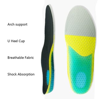 Foto 2 | Foto 2 | Plantillas De Gel Para Zapatos Deportivos Para Niños Dlosn Con Soporte De Arco Con Cojín - Venta Internacional.