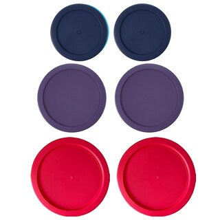 Foto 1 | Foto 1 | Tapas De Repuesto Para Recipientes Pyrex Redondos De Vidrio Y Plástico Para Alimentos - Venta Internacional.