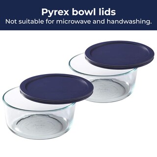 Foto 4 | Foto 4 | Tapas Para Recipientes Redondos De Vidrio Pyrex Y Anchor (4 Tazas Paquete De 6 Unidades Verdes) - Venta Internacional.