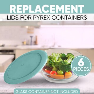 Foto 3 | Foto 3 | Tapas De Repuesto Para Recipientes Pyrex Redondos De Vidrio Y Plástico Para Alimentos - Venta Internacional.