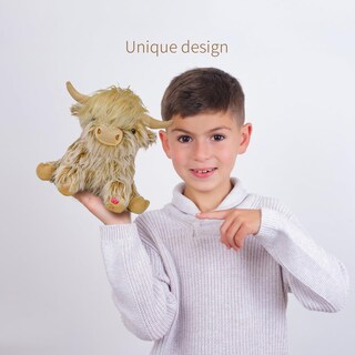 Foto 3 | Foto 3 | Peluche Tonpect Cow Con Sonido De Mugido 23 Cm Color Jengibre Para Niños - Venta Internacional.