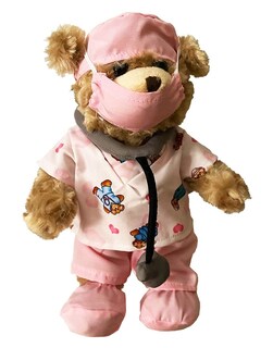 Foto 1 | Foto 1 | Oso De Peluche Jolitee Get Well Soon Doctor  25 Cm - Venta Internacional.