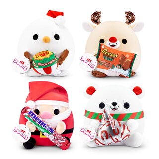 Foto 4 | Foto 4 | Snackles De Peluche Para Navidad Papá Noel Y Mentos 35 Cm Zuru - Venta Internacional.