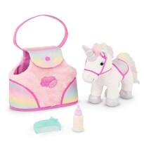 Peluche Pucci Pups  Unicornio De Peluche Con Bolsa De Transporte  Más De 3 Años - Venta Internacional.