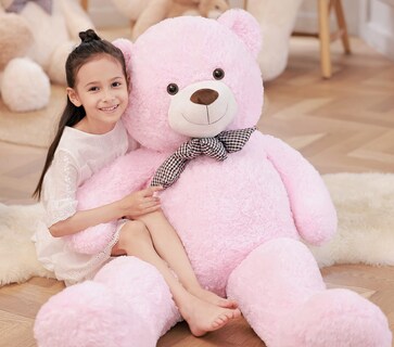 Foto 2 | Foto 2 | Peluche Gigante Rosa Poutmac Teddy Bear Big De 140 Cm Para Niños - Venta Internacional.