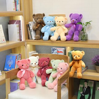 Foto 7 | Foto 7 | Oso De Peluche Biubiulove 34 Cm Suave Felpa Azul - Venta Internacional.