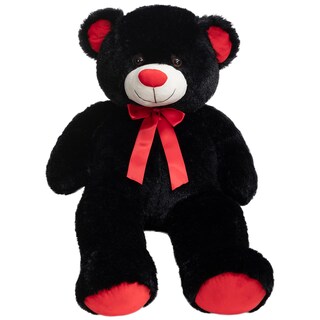 Foto 6 | Foto 6 | Oso De Peluche Wenmotdy Enorme Peluche Negro De 90 Cm - Venta Internacional.