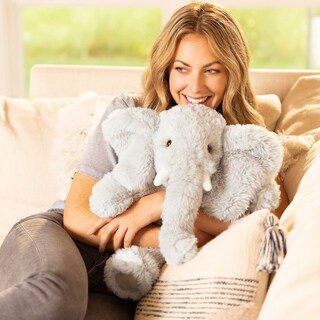 Foto 3 | Foto 3 | Oso De Peluche Con Forma De Elefante De Peluche De Vermont Oh So Soft 45 Cm Gris - Venta Internacional.