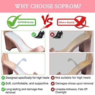 Foto 3 | Foto 3 | Plantillas Con Cambio De Peso Soprom Para Mujer Con Tacones Altos - Venta Internacional.