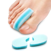 Separadores De Dedos Sumiwish Foam  Paquete De 20 Unidades  Reducen La Fricción  Color Azul - Venta Internacional.
