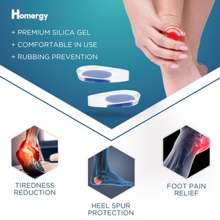 Foto 3 | Foto 3 | Taloneras Homergy Gel Para Tendinitis De Aquiles  Fascitis Plantar - Venta Internacional.