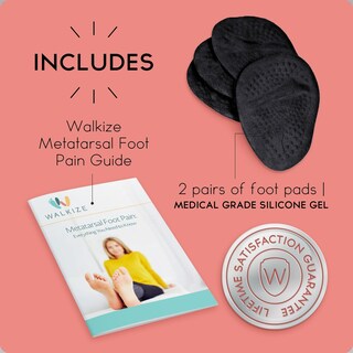 Foto 5 | Foto 5 | Almohadillas Metatarsianas Walkize Para Mujer (2 Pares) - Venta Internacional.