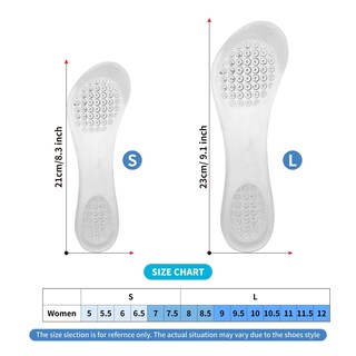 Foto 2 | Foto 2 | Insertos De Tacón Alto De Gel Autpro 3/4 De Longitud Para Mujer 7 5 A 10 Talla X2 - Venta Internacional.