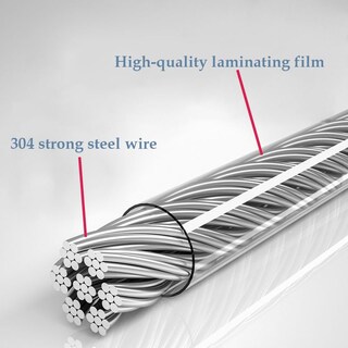 Foto 7 | Foto 7 | Tendedero Retráctil Qiviluto Para Interiores Y Exteriores De 5 M Con Clips - Venta Internacional.