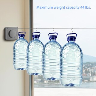 Foto 4 | Foto 4 | Tendedero Retráctil Siwukeh De 4 8 M Para Interiores Y Exteriores Con 12 Clips - Venta Internacional.