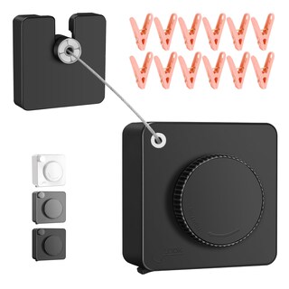 Foto 1 | Foto 1 | Tendedero Retráctil Siwukeh De 4 8 M Para Interiores Y Exteriores Con 12 Clips - Venta Internacional.