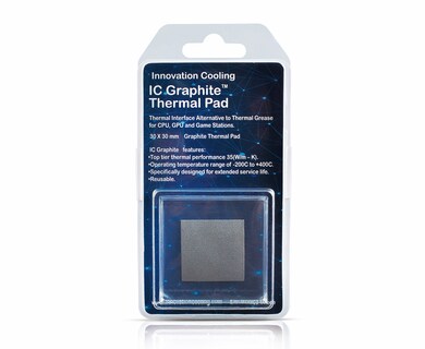 Foto 1 | Foto 1 | Almohadilla Térmica Innovation Cooling Graphite 30x30 Mm - Venta Internacional.