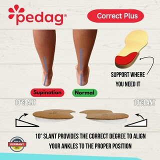 Foto 5 | Foto 5 | Plantillas Pedag Correct Plus Con Forma De Cuña De 3/4 De Longitud Para Sobresupinadores - Venta Internacional.