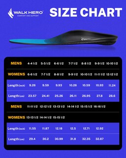 Foto 7 | Foto 7 | Plantillas Walkhero Para Fascitis Plantar Alivio Del Dolor Arco Alto - Venta Internacional.