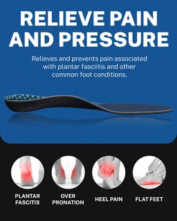 Foto 4 | Foto 4 | Plantillas Walkhero Para Fascitis Plantar Alivio Del Dolor Arco Alto - Venta Internacional.