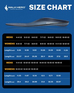 Foto 7 | Foto 7 | Plantillas Walkhero Para Fascitis Plantar Alivio Del Dolor Arco Alto - Venta Internacional.